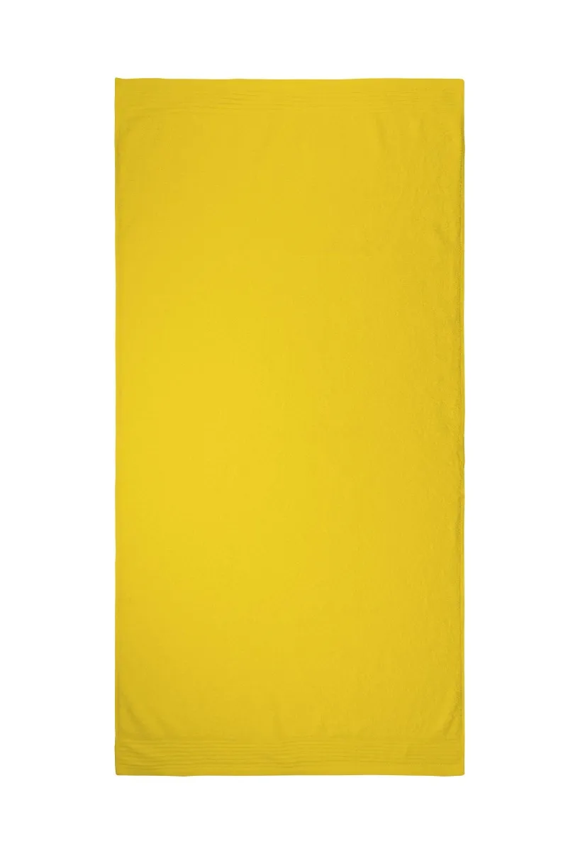 The One Badhanddoek 450 gram 70x140 Geel
