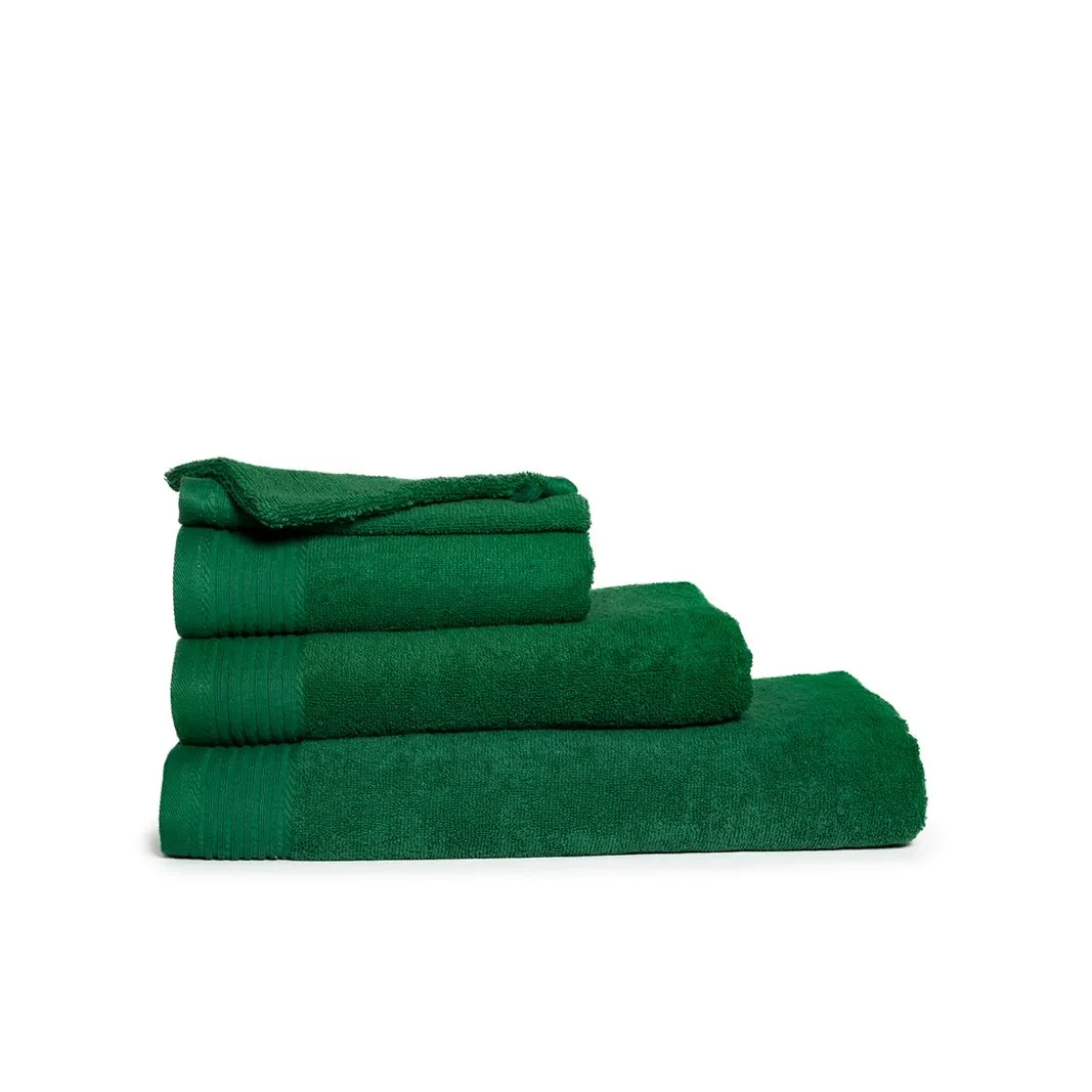 The One Handdoek 450 gram 50x100 cm Groen (5 stuks)