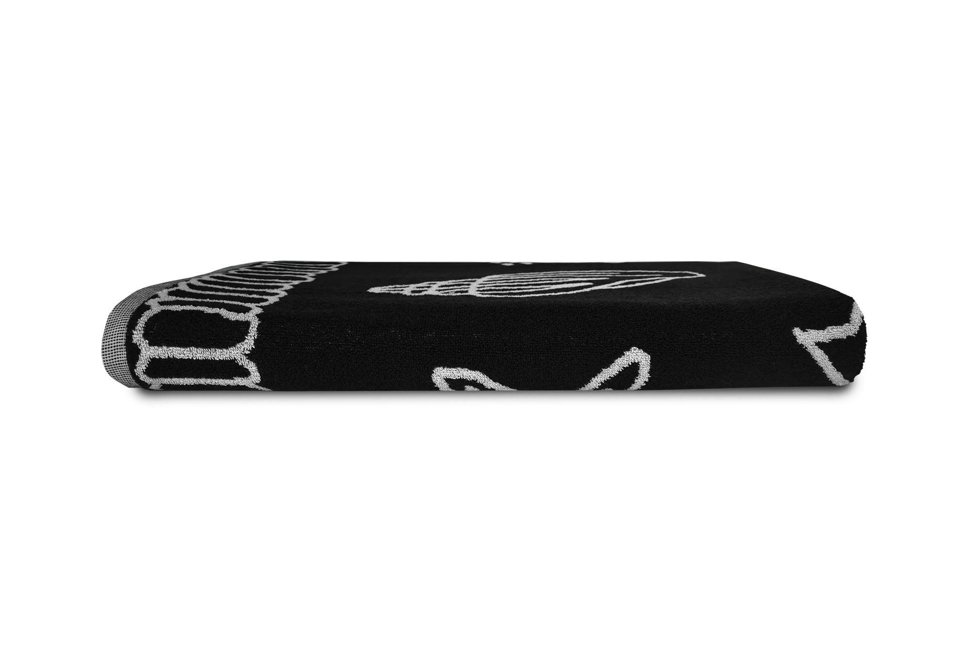 The One Towelling Strandhanddoek Hawaii 90 x 190cm Black / White