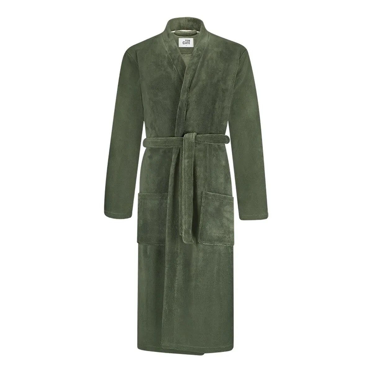 Ten Cate Badjas Heren Donker Groen