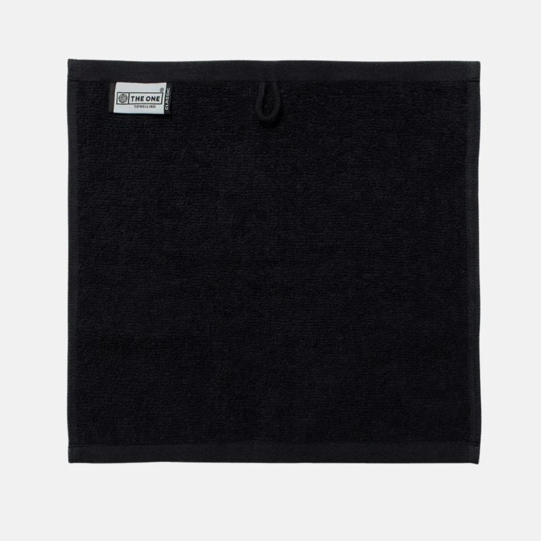 The One Gastendoek 450 gram 30x30 cm Zwart