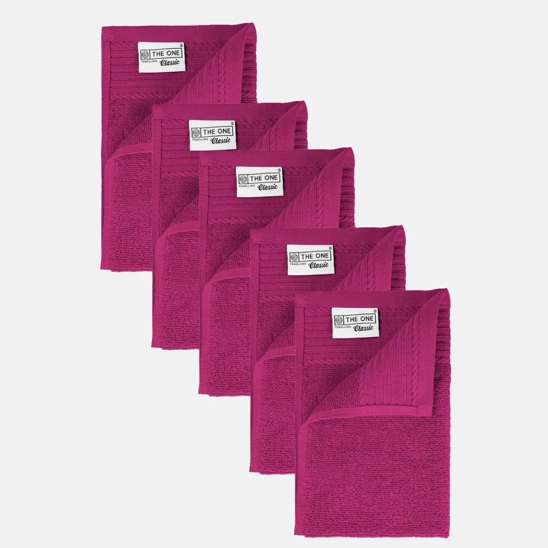 The One Gastendoek 500 gram 30x50 cm Magenta (5 stuks)