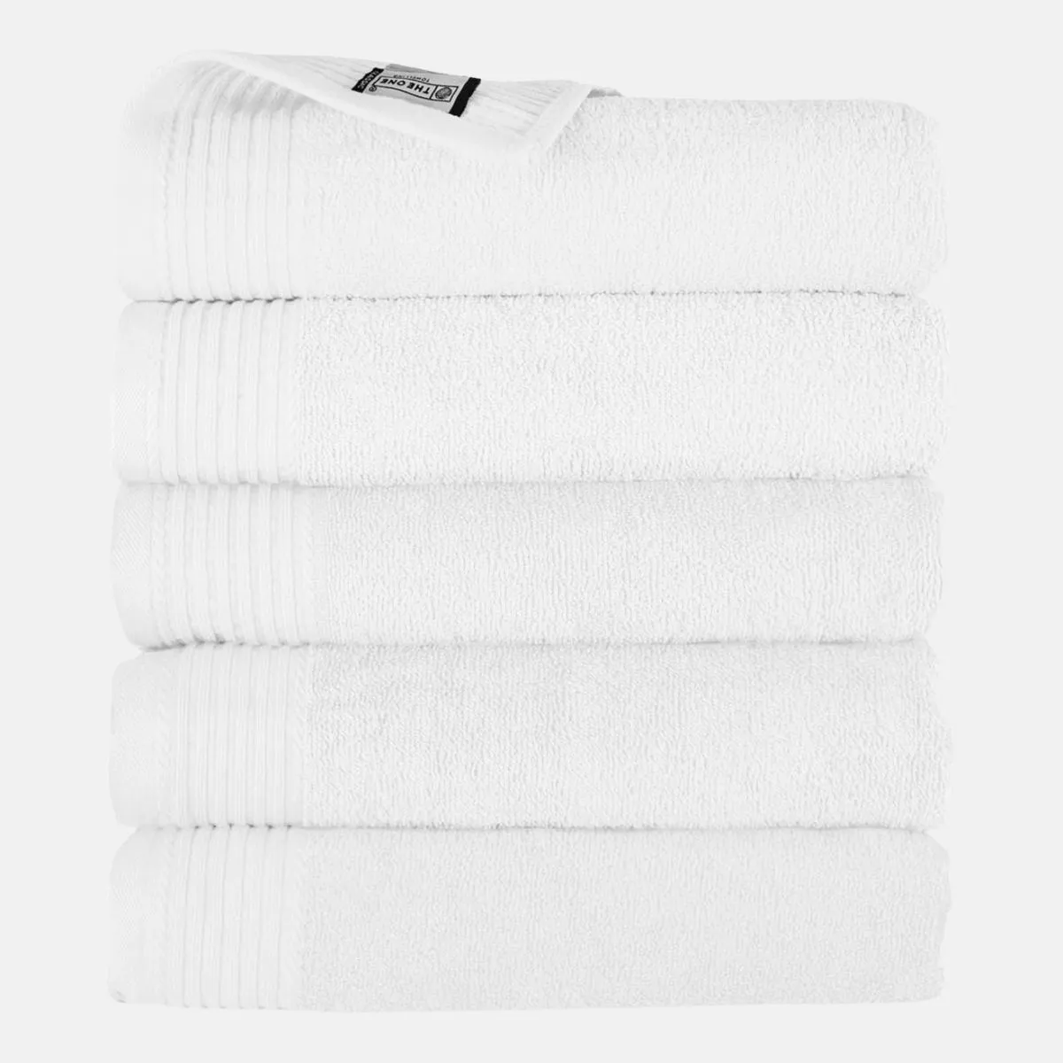 The One Handdoek 450 gram 50x100 cm Wit (5 stuks)