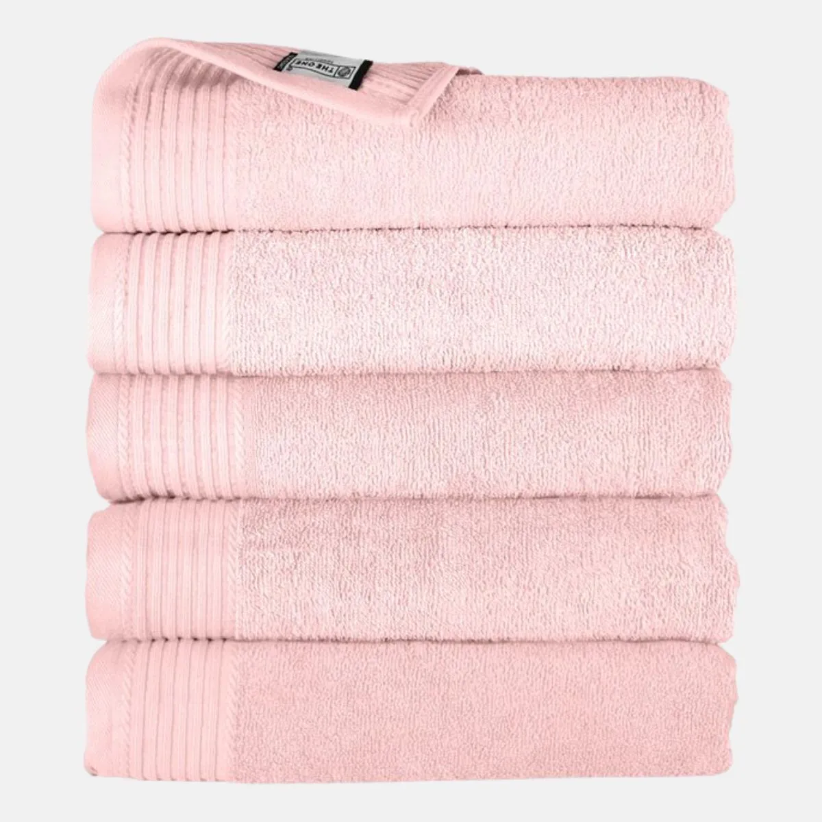 The One Handdoek 50x100 cm 450gram Salmon (5 stuks)