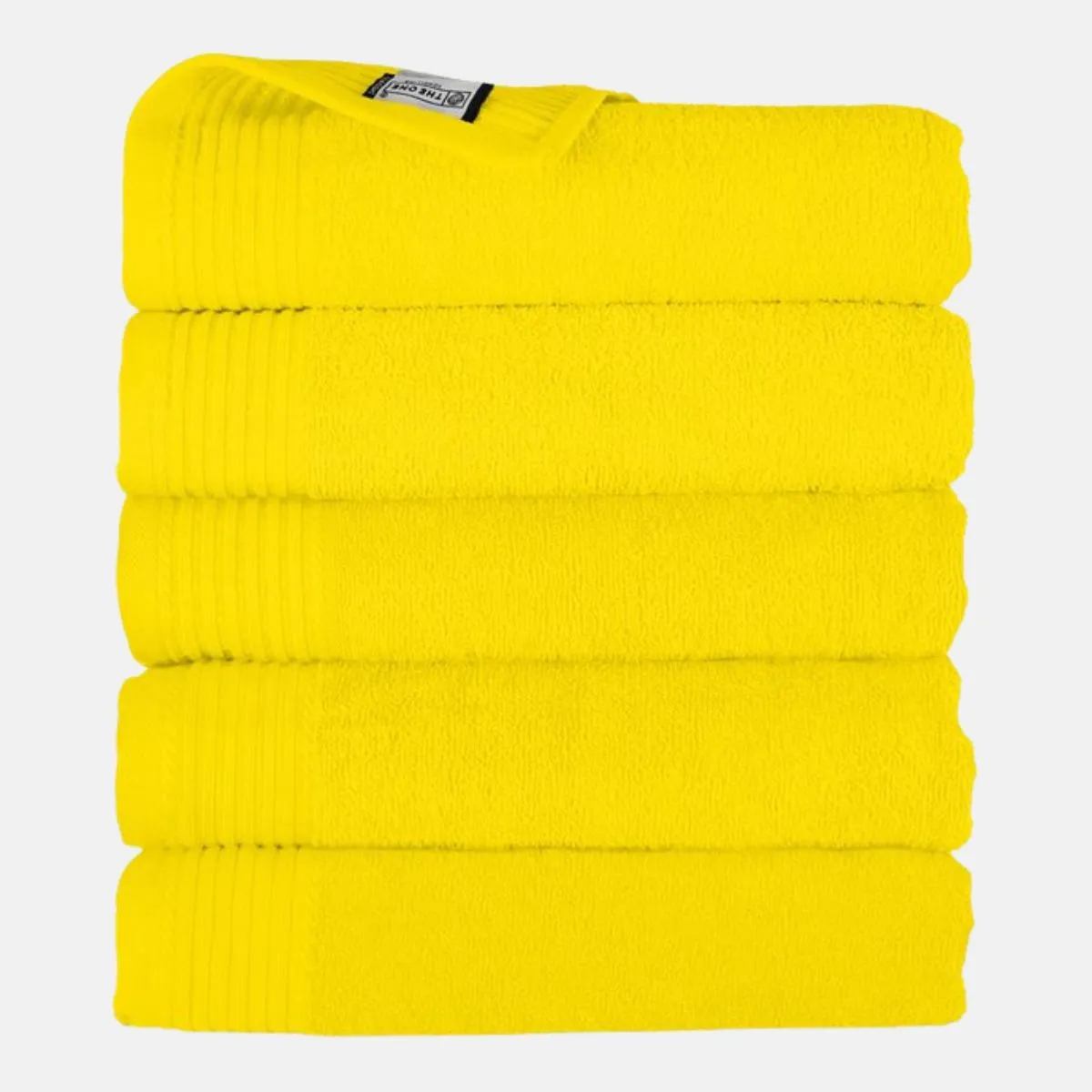 The One Badhanddoek 450 gram 70x140 Geel (5 stuks)