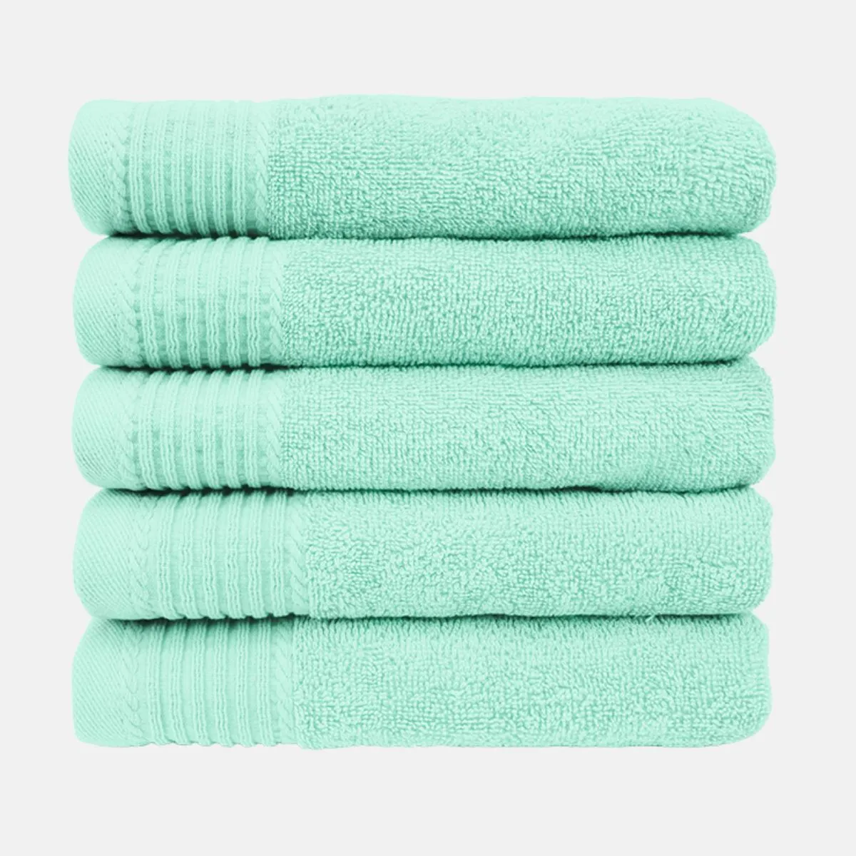 The One Handdoek Deluxe 50x100  550 gr Mint (5 stuks)