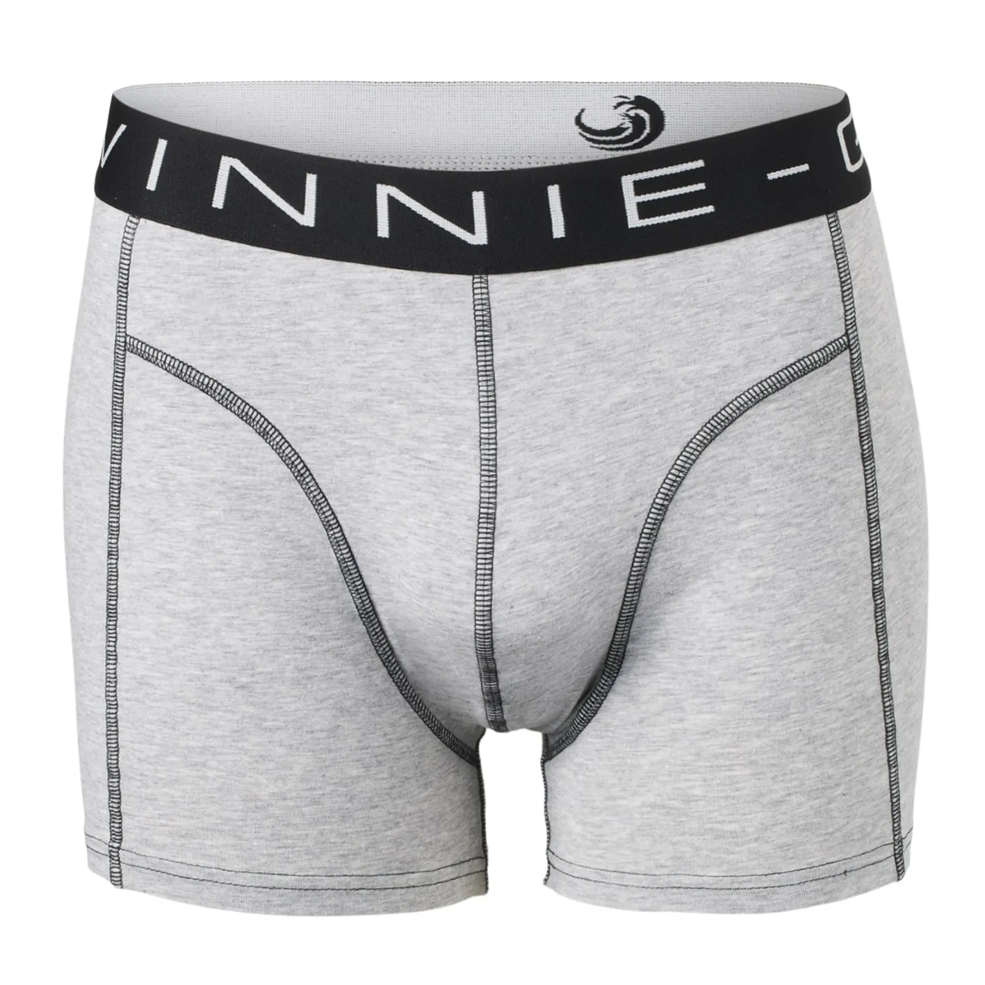 Vinnie-G Boxershorts 2-pack Grey Melange Stitches