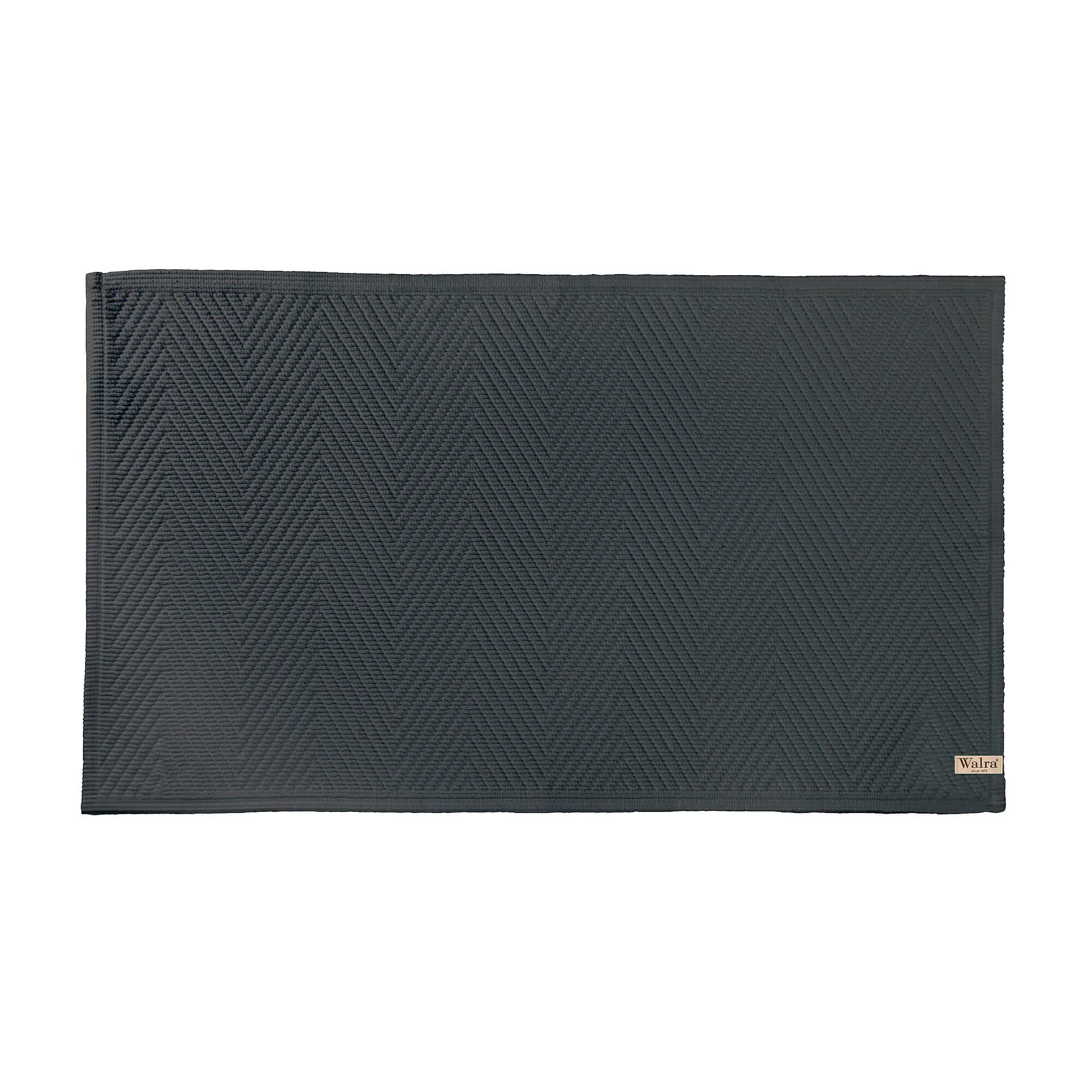 WALRA Badmat Soft Cotton Antraciet, 60x100