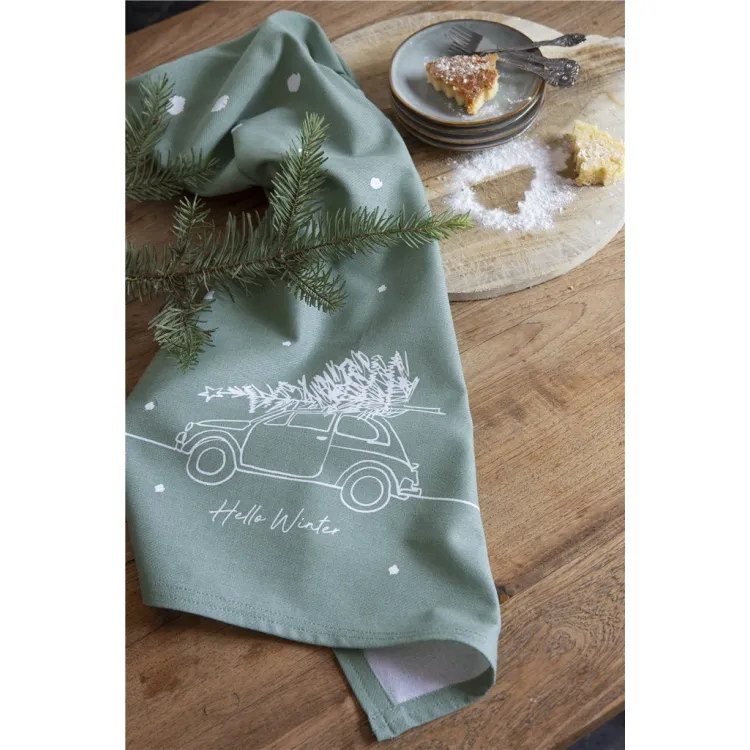 Dagaanbieding Walra Kerst Theedoeken & Handdoeken - Hello Winter
