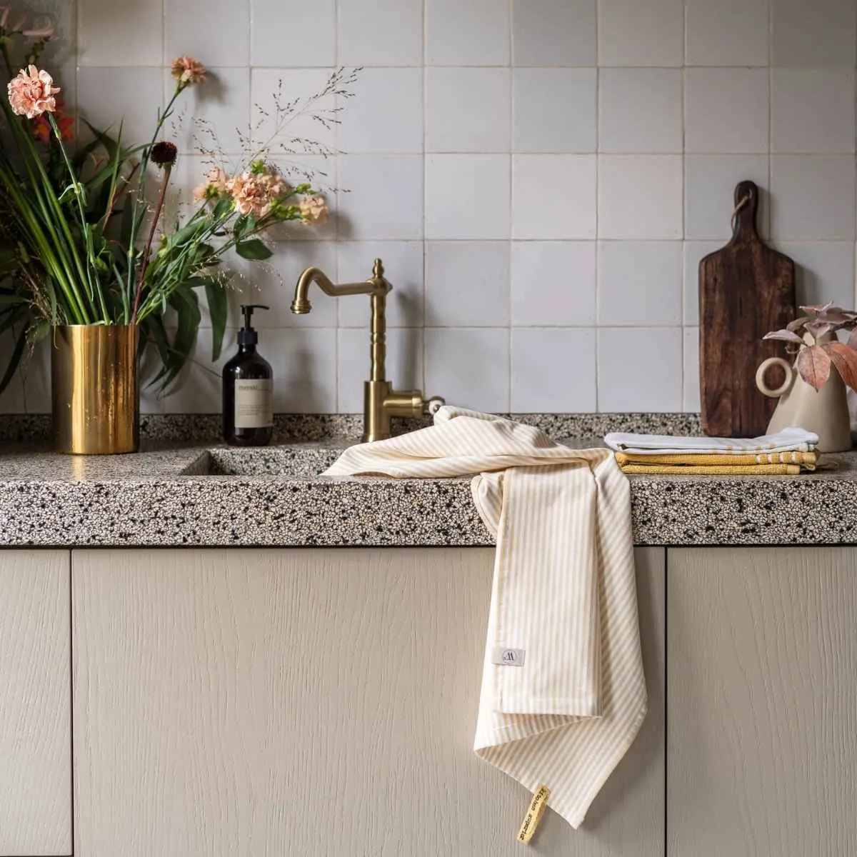 Walra Keuken- en Theedoekenset Superior Geel