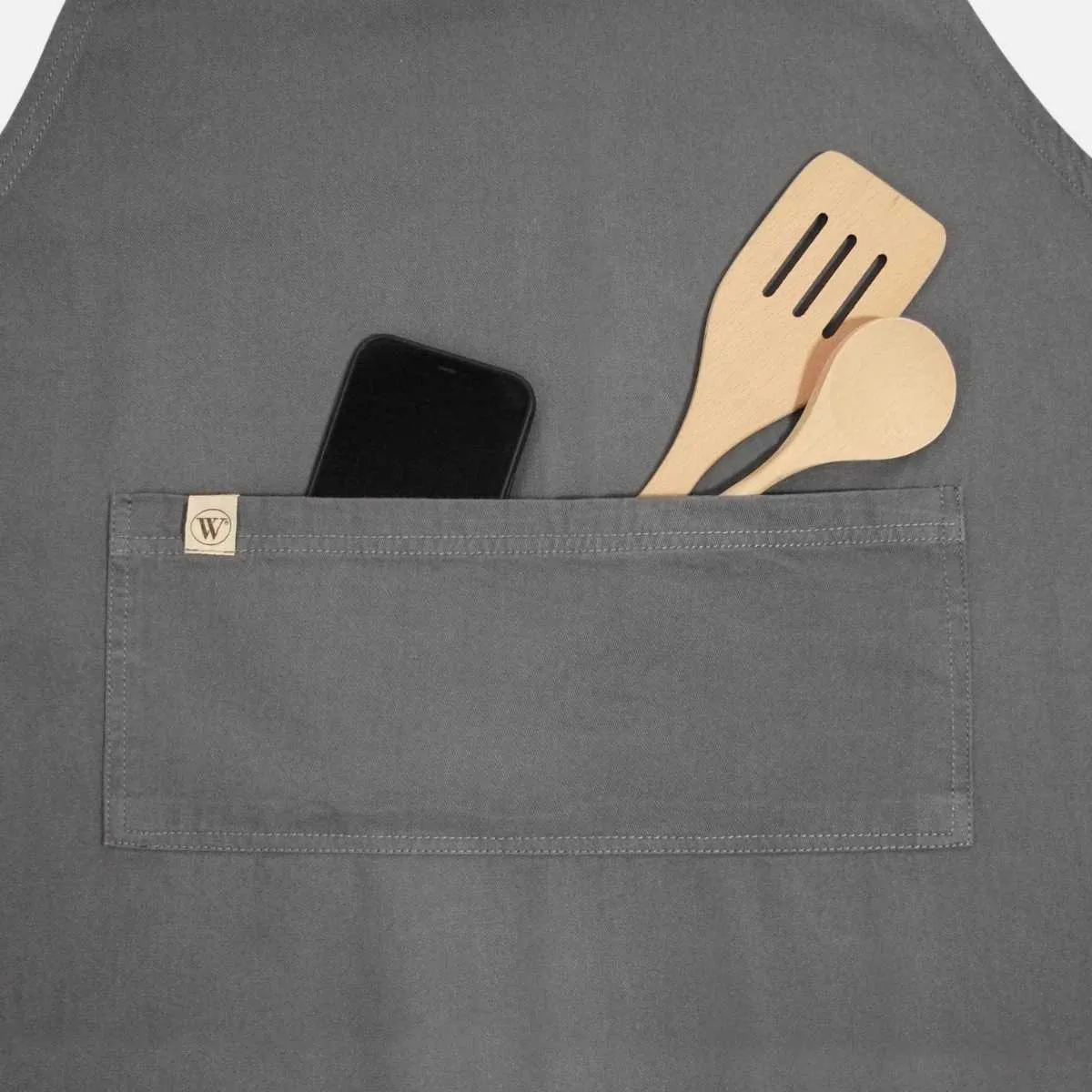 Walra Keukenschort Cook with Happiness Off Black