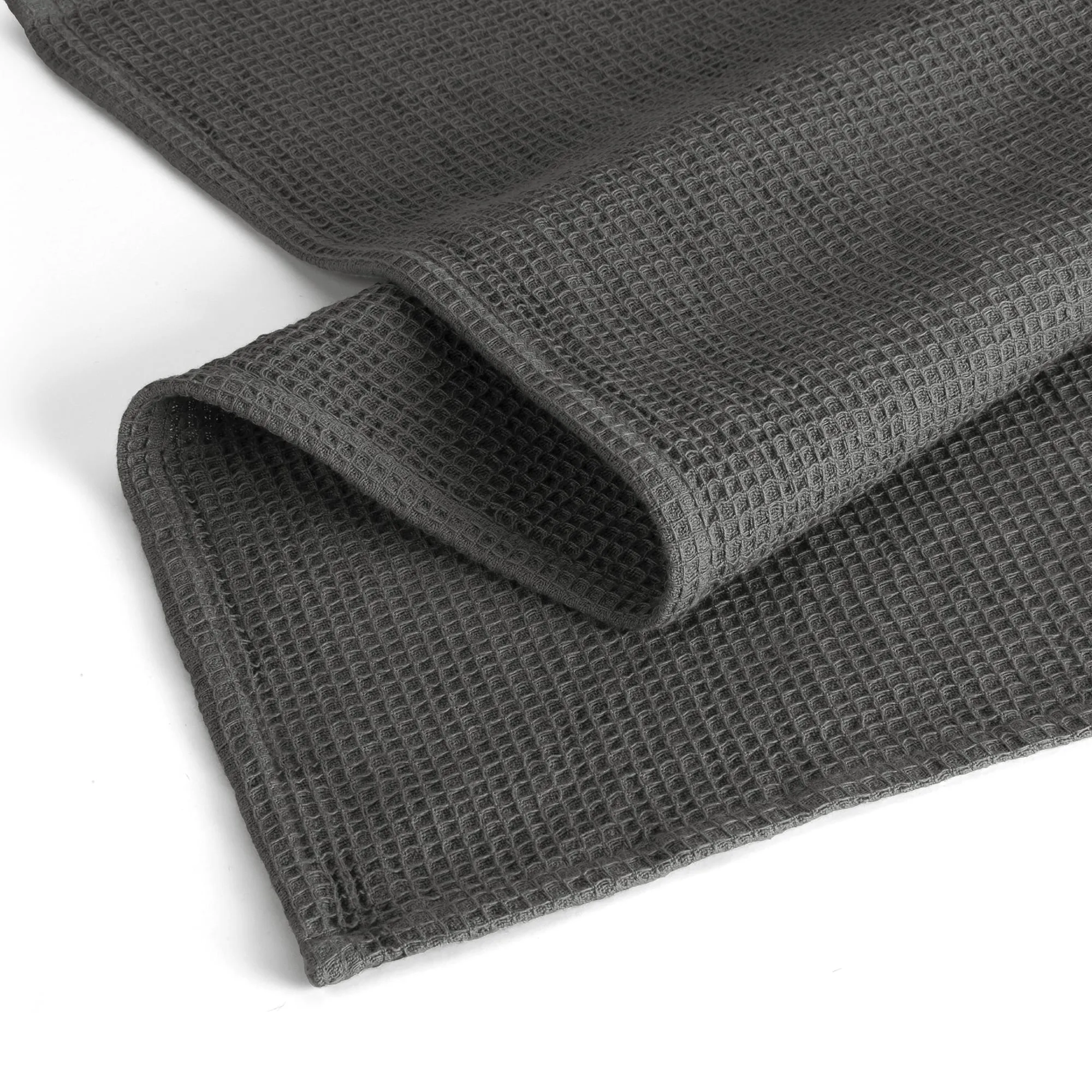 Walra Keuken- en Theedoekenset Dry with Cubes Uni, Stripes & Blocks Off Black