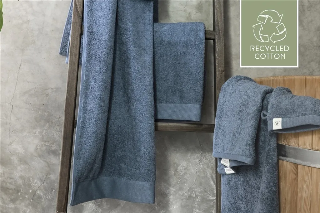 Walra Remade Cotton Handdoeken 60 x 110 cm - 550 gr/m² - Blauw - 5 stuks