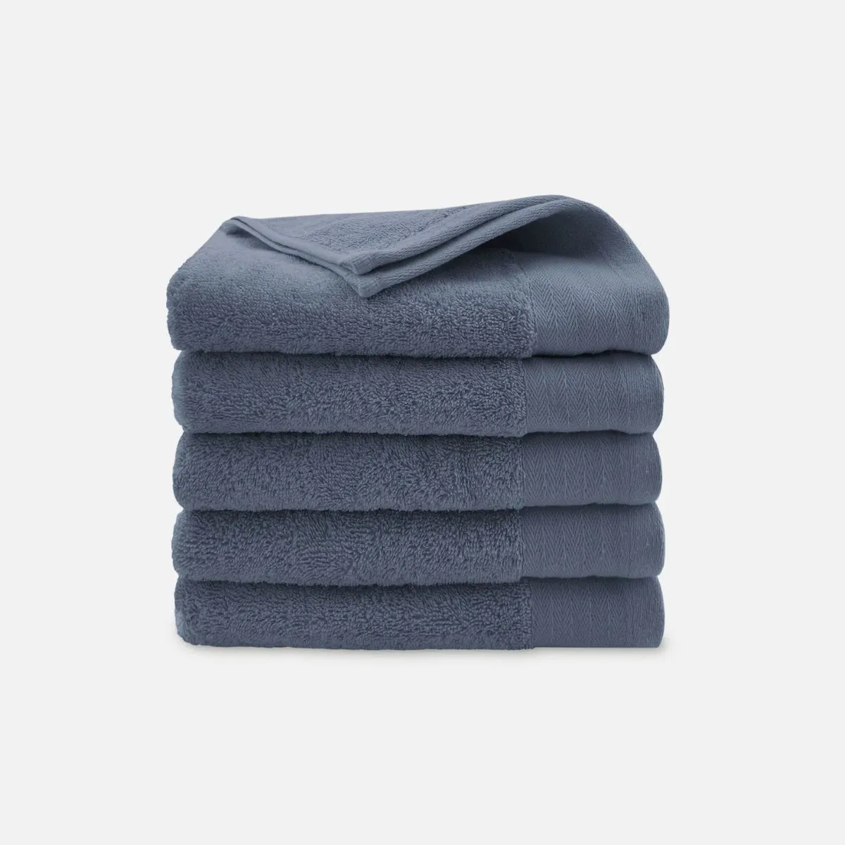 Walra Soft Cotton Handdoeken 60 x 110 cm - 550 gr/m² - Indigo - 5 stuks