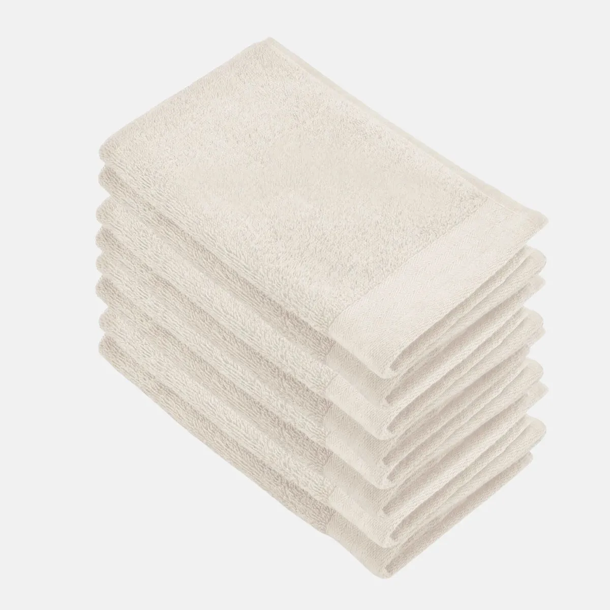 Walra Soft Cotton Gastendoekjes 30x50 cm 550gram Kiezel Grijs - 8 stuks