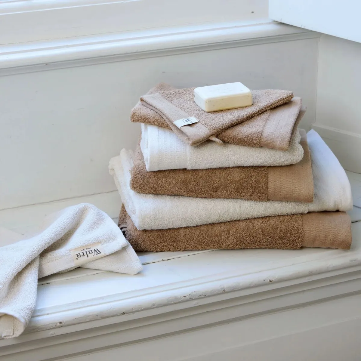 Walra Soft Cotton Handdoek 60 x 110 cm 550 gram Bruin - 10 stuks