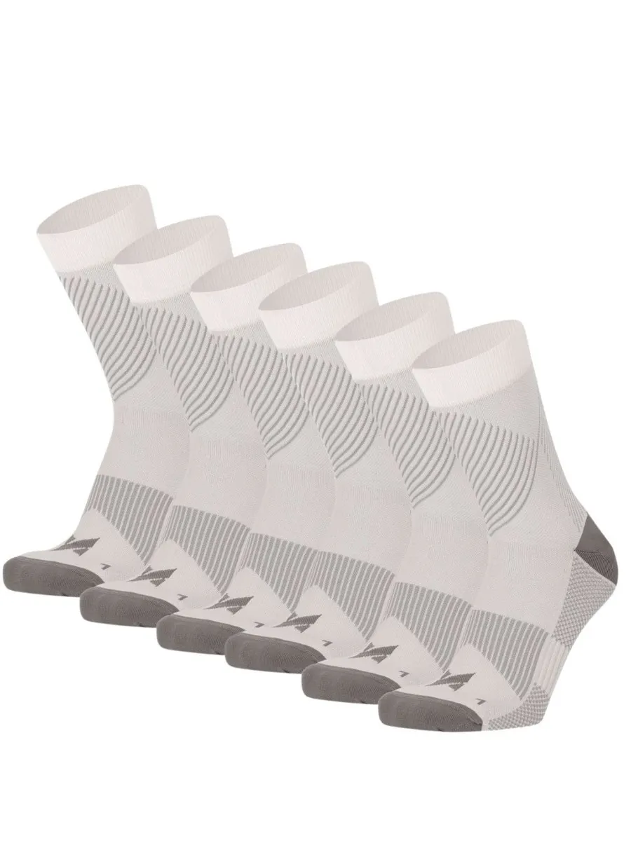 Xtreme Compressiesokken Quarter 6-pack Multi White