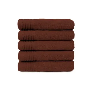 The One Badhanddoek 450 gram 70x140 cm Brown (5 stuks)