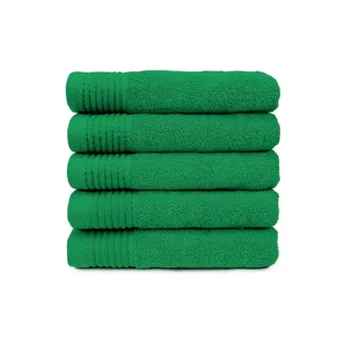 The One Handdoek 450 gram 50x100 cm Groen (5 stuks)