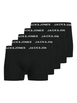 Jack & Jones Boxershorts JACANTHNONY Trunks 5-pack Black