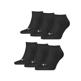 Puma Sneakersokken 6-pack Zwart