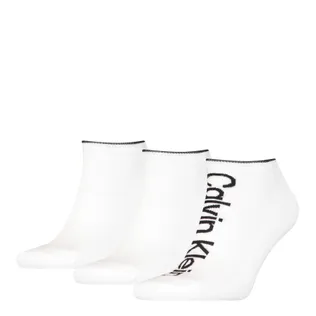 Calvin Klein Heren Sneakersokken Athleisure 3-pack Wit