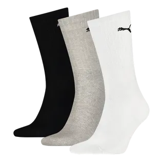 Puma Sportsokken Wit Zwart Grijs 3-pack