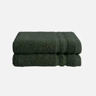 Byrklund Gastendoek Donker Groen 30x50 cm - 2 stuks