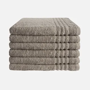 Byrklund Handdoek 70x140 cm 500gram Taupe - 6 stuks