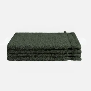 Byrklund Washand 16x21 cm 500gram Donker Groen - 4 stuks