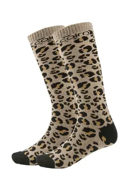 Cairn Skisokken Kinderen 2-pack Panterprint