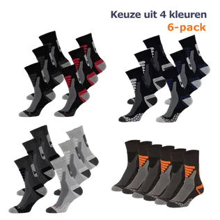 Xtreme Sockswear Wandelsokken 6-pack - Verkrijgbaar in 4 kleuren