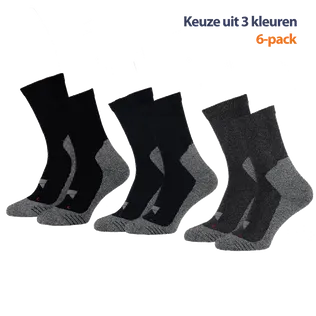 Xtreme Sockswear Hiking Sokken 6-pack - Verkrijgbaar in 3 kleuren