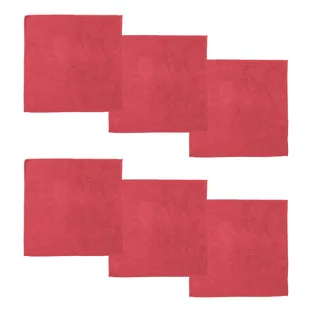 DDDDD Microvezeldoekjes Billie Rood- 6 stuks