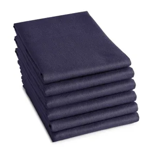 DDDDD Theedoek Logo Blauw - 6 stuks