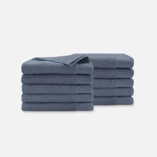 Walra Soft Cotton Handdoeken 70 x 140 cm - 550 gr/m² - Indigo - 10 stuks
