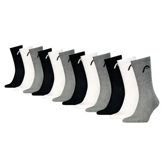 HEAD Sportsokken Training 12-pack Grijs / Wit / Zwart