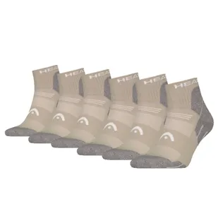 HEAD Wandelsokken All Climates Hiking Quarter 6-pack Taupe