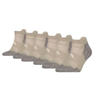 HEAD Wandelsokken All Climates Hiking Sneaker 6-pack Taupe