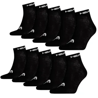 Head Sokken Quarter 10-pack Zwart