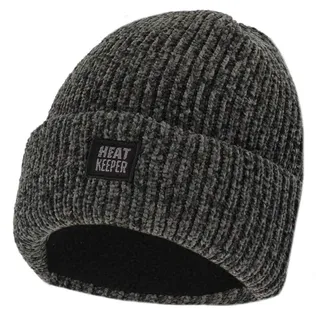 Heatkeeper Dames Thermo Muts Chenille Dark Grey