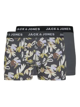 Jack & Jones Boxershorts JACABSTRACT 2-pack Iron Gate