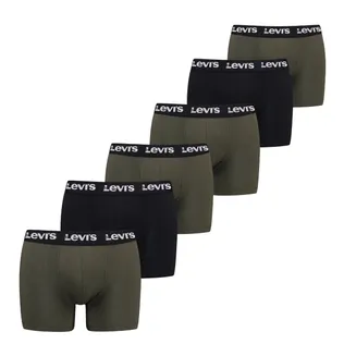 Levi's Boxershorts Repeat Logo 6-pack Khaki