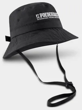Poederbaas Bucket Hat Performance Zwart