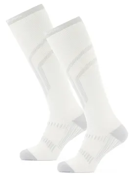 Poederbaas Skisokken Lightweight 2-pack Wit