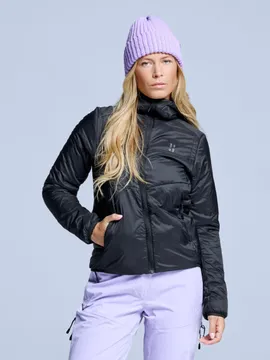 Poederbaas Donsjas Dames Freeride Insulated Zwart