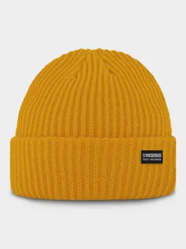 Poederbaas Muts Royal Rib Beanie Yellow