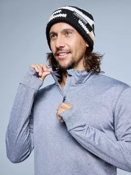 Poederbaas Muts Heren Freeride Black Multi