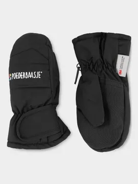 Poederbaas Ski Wanten Kinderen Zwart