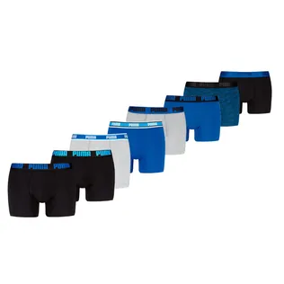 Puma Boxershorts 8-pack Black / Blue / Grey Melange